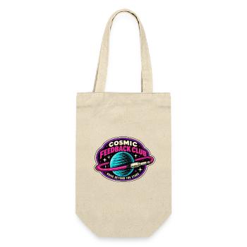 COSMIC FEEDBACK CLUB | Lärm jenseits der Sterne - Geschenkbeutel für Flaschen - Natur - Vorne