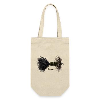 Wooly Bugger Streamer - Geschenkbeutel für Flaschen - Natur - Vorne