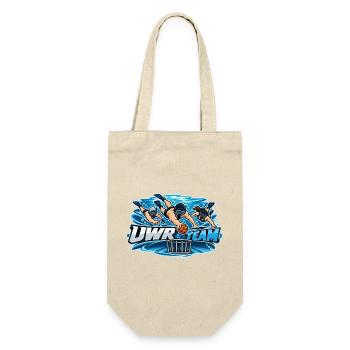 UWR Team Wasserrugby Logo - Geschenkbeutel für Flaschen - Natur - Vorne