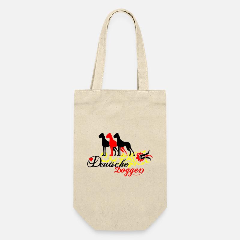 German mastiffs - Gift Bag for Bottles - nature