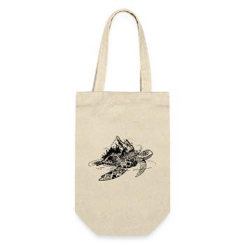 Surreal sea turtle - Gift Bag for Bottles - nature - Front