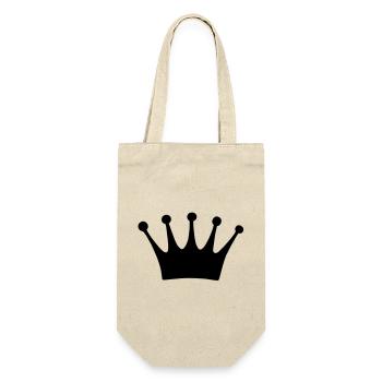 Crown - Gift Bag for Bottles - nature - Front