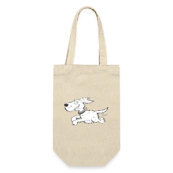 Funny Running Dog - Bande dessinée - Sac à bouteille - nature - Devant