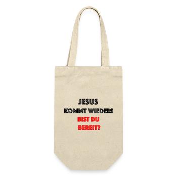 Jesus is coming again Are you ready - Gift Bag for Bottles - nature - Front