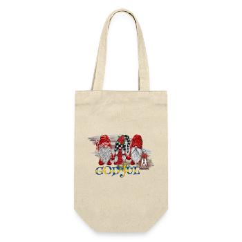 God jul # Merry Christmas # Sverige - Gift Bag for Bottles - nature - Front