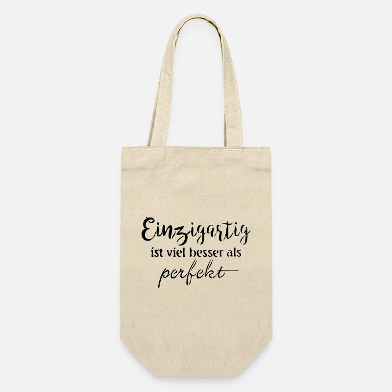 Einzigartig - Geschenkbeutel für Flaschen - Natur