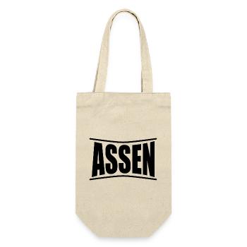 T-Shirt Assen Nederland Niederlande Geschenkidee - Geschenkbeutel für Flaschen - Natur - Vorne