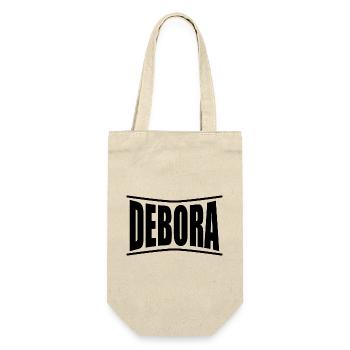 T-Shirt Debora T-Shirt Geschenkidee - Geschenkbeutel für Flaschen - Natur - Vorne