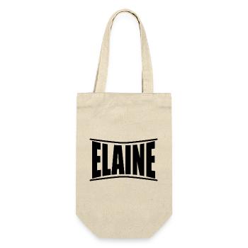T-Shirt Elaine T-Shirt Geschenkidee - Geschenkbeutel für Flaschen - Natur - Vorne