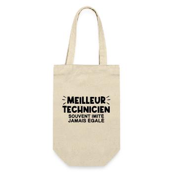 Je suis le meilleur technicien - Sac à bouteille - nature - Devant
