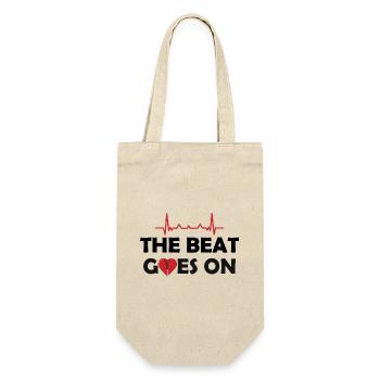 Open Heart Surgery - The beat goes on - Gift Bag for Bottles - nature - Front
