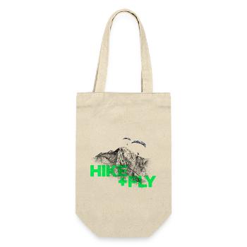 Hike & Fly Paragliding green - Gift Bag for Bottles - nature - Front