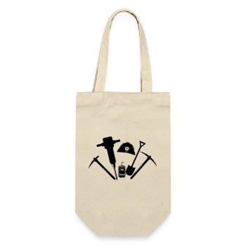 Miners tools - Gift Bag for Bottles - nature - Front