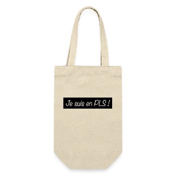 Je suis en PLS - Sac à bouteille - nature - Devant
