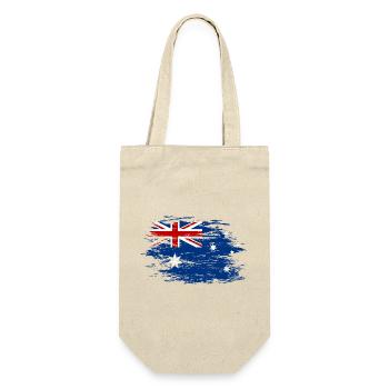 Drapeau de l’Australie utilisé - Sac à bouteille - nature - Devant
