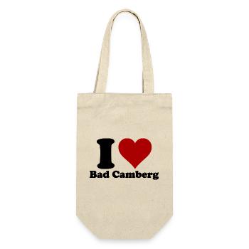 I Love Bad Camberg - Gift Bag for Bottles - nature - Front