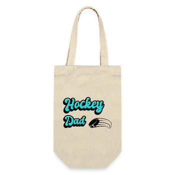 Design de papa Hockey - Sac à bouteille - nature - Devant