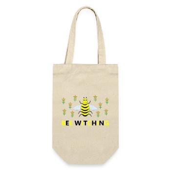 Bee Witching Pagan Bee and Pentacle Daffodils - Gift Bag for Bottles - nature - Front