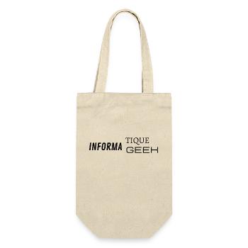 geek Informatique - Sac à bouteille - nature - Devant