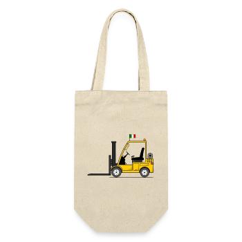 Forklift Italy Flag - Gift Bag for Bottles - nature - Front