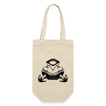 snowmobile - Gift Bag for Bottles - nature - Front