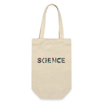 Science Science Scientist Physics Lab DNA - Gift Bag for Bottles - nature - Front