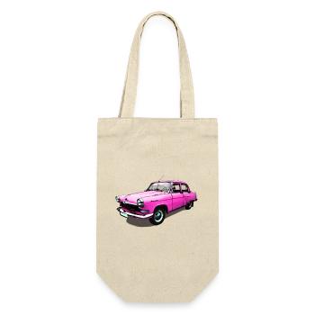 Volga Pink - Geschenkbeutel für Flaschen - Natur - Vorne
