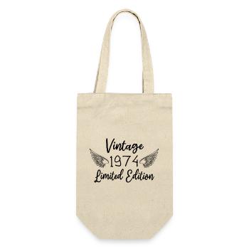 Anniversaire 1974 né en 1974 meilleure année 1974 - Sac à bouteille - nature - Devant