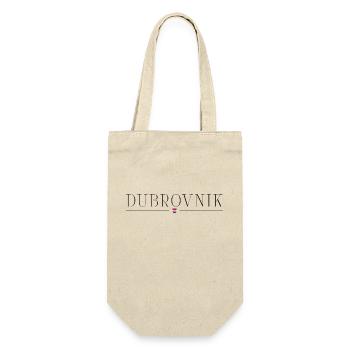 Dubrovnik T-Shirt: History, Charm - Gift Bag for Bottles - nature - Front