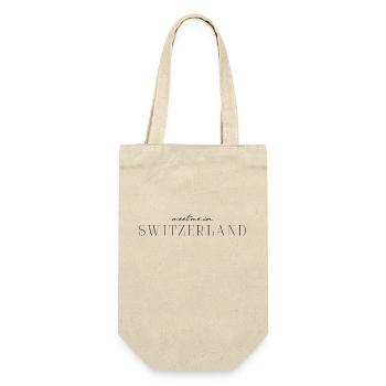 Schweiz Panorama T-Shirt - Geschenkbeutel für Flaschen - Natur - Vorne