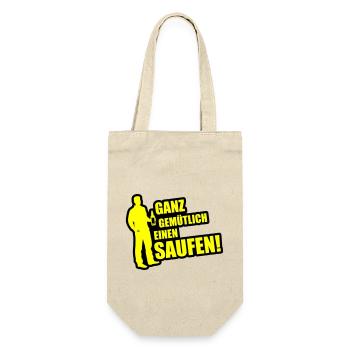 Leisurely boozing at the end of the day - Gift Bag for Bottles - nature - Front