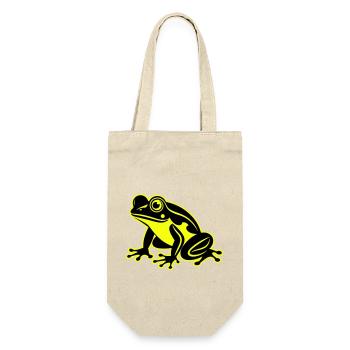 Icône de grenouille - Sac à bouteille - nature - Devant