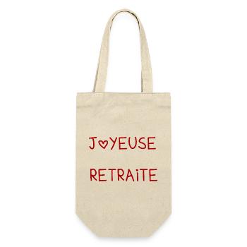 RETIREMENT. HAPPY RETIREMENT. HAPPY RETIREMENT - Gift Bag for Bottles - nature - Front