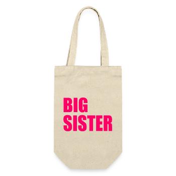 Big sister - Gift Bag for Bottles - nature - Front