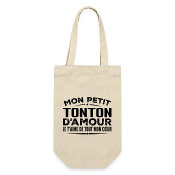 Gift Uncle of love I love you with all my heart - Gift Bag for Bottles - nature - Front