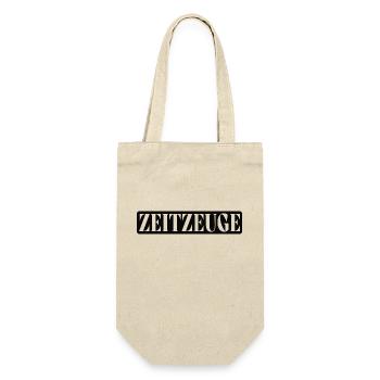 Zeitzeuge - Geschenkbeutel für Flaschen - Natur - Vorne