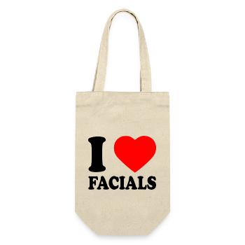 I love facials - Sac à bouteille - nature - Devant