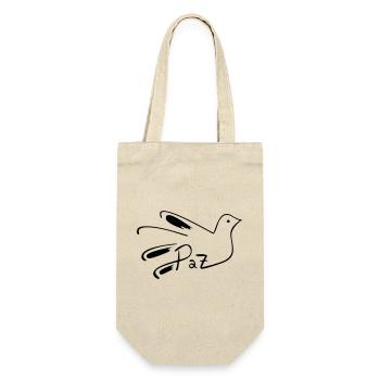 Colorful Abstract Elements for Unique Fabric - Gift Bag for Bottles - nature - Front