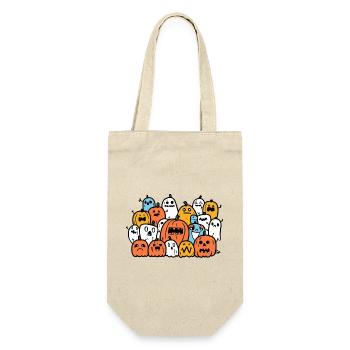Halloween Pumpkin Party - Gift Bag for Bottles - nature - Front