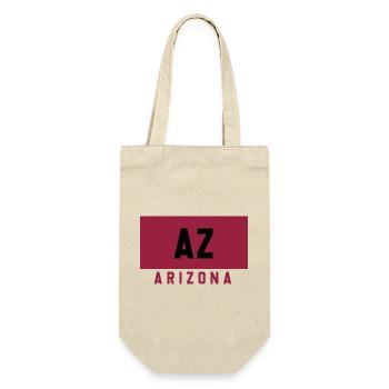 Arizona AZ Logo in burgundy & black - Gift Bag for Bottles - nature - Front