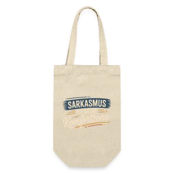 Sarcasm Is My Comfort Zone – Funny Saying - Gift Bag for Bottles - nature - Front