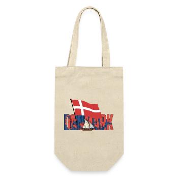 Drapeau et voilier du Danmark - Sac à bouteille - nature - Devant