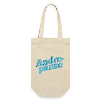 Menopause Man Andropause - Gift Bag for Bottles - nature - Front