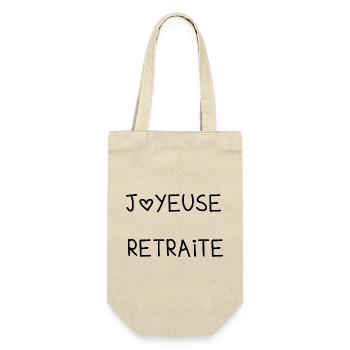 HAPPY RETREAT. RETIREMENT. RETIRED. RETIREMENT. - Gift Bag for Bottles - nature - Front