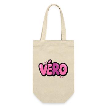 Graffiti-Name Vero kann auf allem gedruckt werden! - Geschenkbeutel für Flaschen - Natur - Vorne