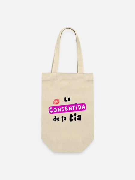Tantes Liebling - Geschenkbeutel für Flaschen - Natur