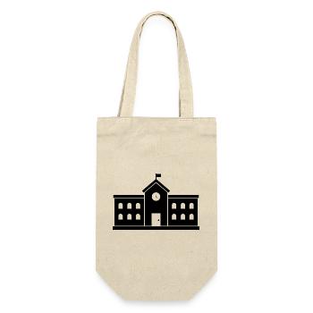 School building - Gift Bag for Bottles - nature - Front