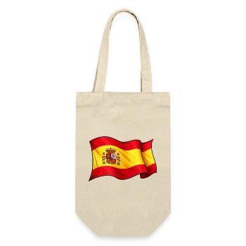 Conception des ondes du drapeau espagnol - Sac à bouteille - nature - Devant