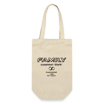 Family power Infinity! - Gift Bag for Bottles - nature - Front