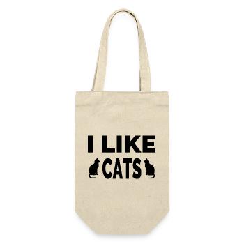 feline - Gift Bag for Bottles - nature - Front